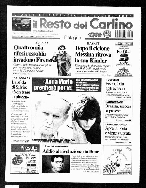 Il Resto del Carlino : giornale dell'Emilia